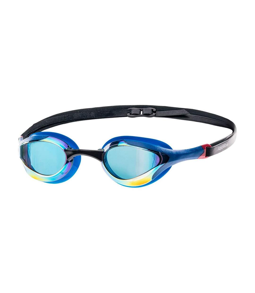 Lunettes De Natation Racer Adulte Bleu Noir Aquawave-2