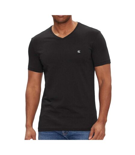 T-shirt Noir Homme Calvin Klein Jeans Badge - XXS