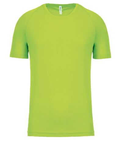 T-shirt sport - Running - Homme - PA438 - vert lime