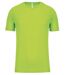 T-shirt sport - Running - Homme - PA438 - vert lime