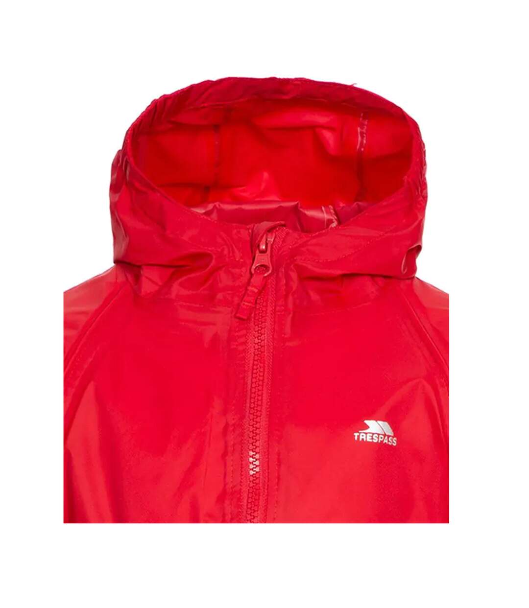 Combinaison de pluie button bébé rouge Trespass-3