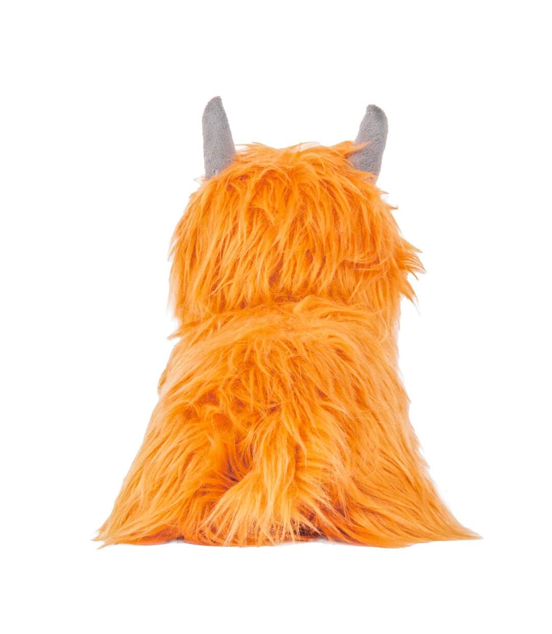 Highland cow doorstop 16cm x 23cm x 25cm orange Paoletti-2