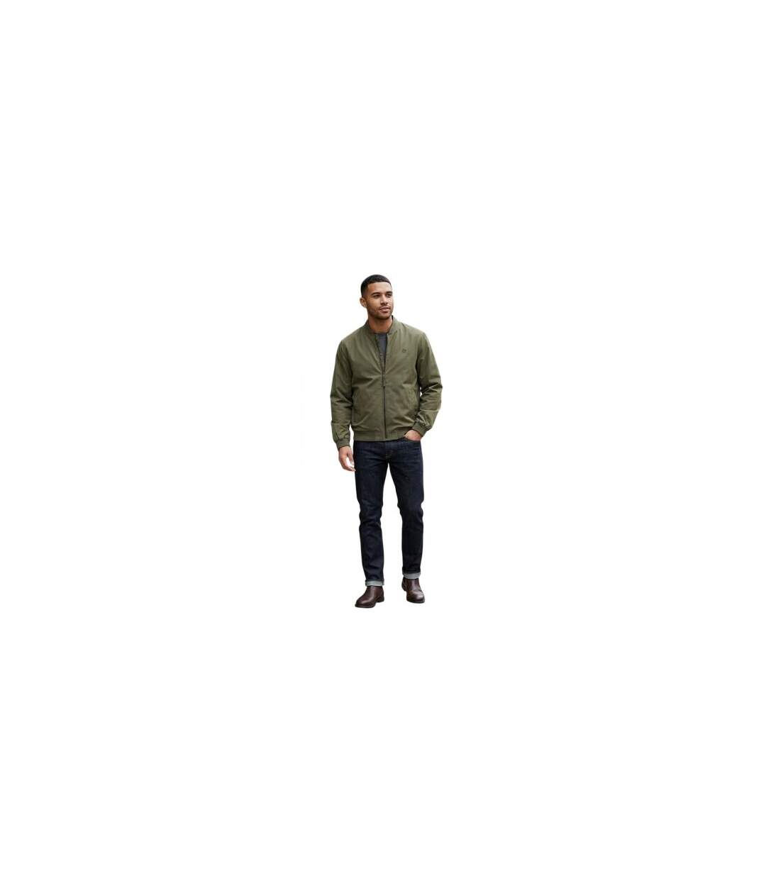 Mens Water Repellent Bomber Jacket Leaf Green Timberland-1