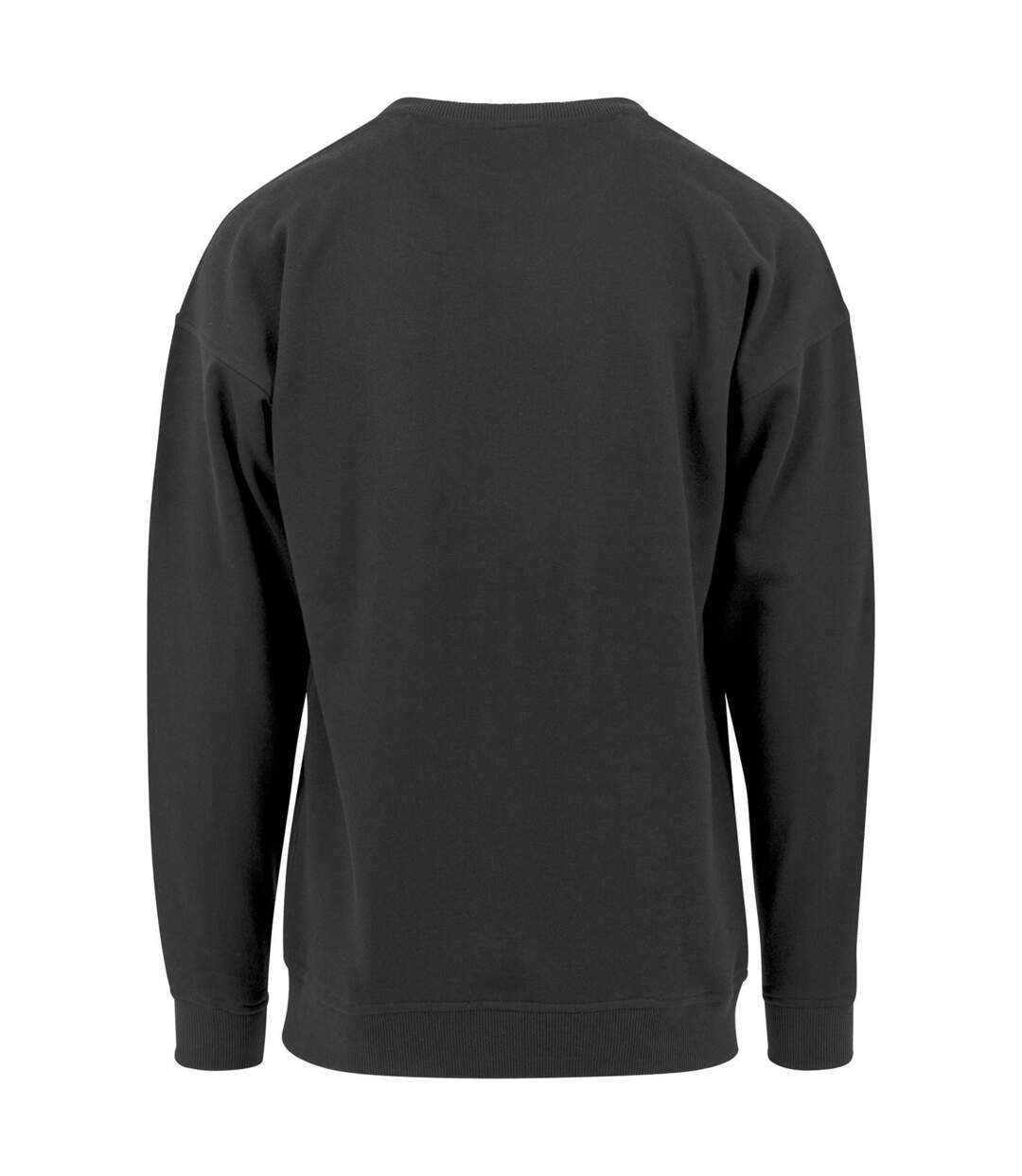 Build Your Brand Mens Crew Neck Plain Sweatshirt (Charcoal)