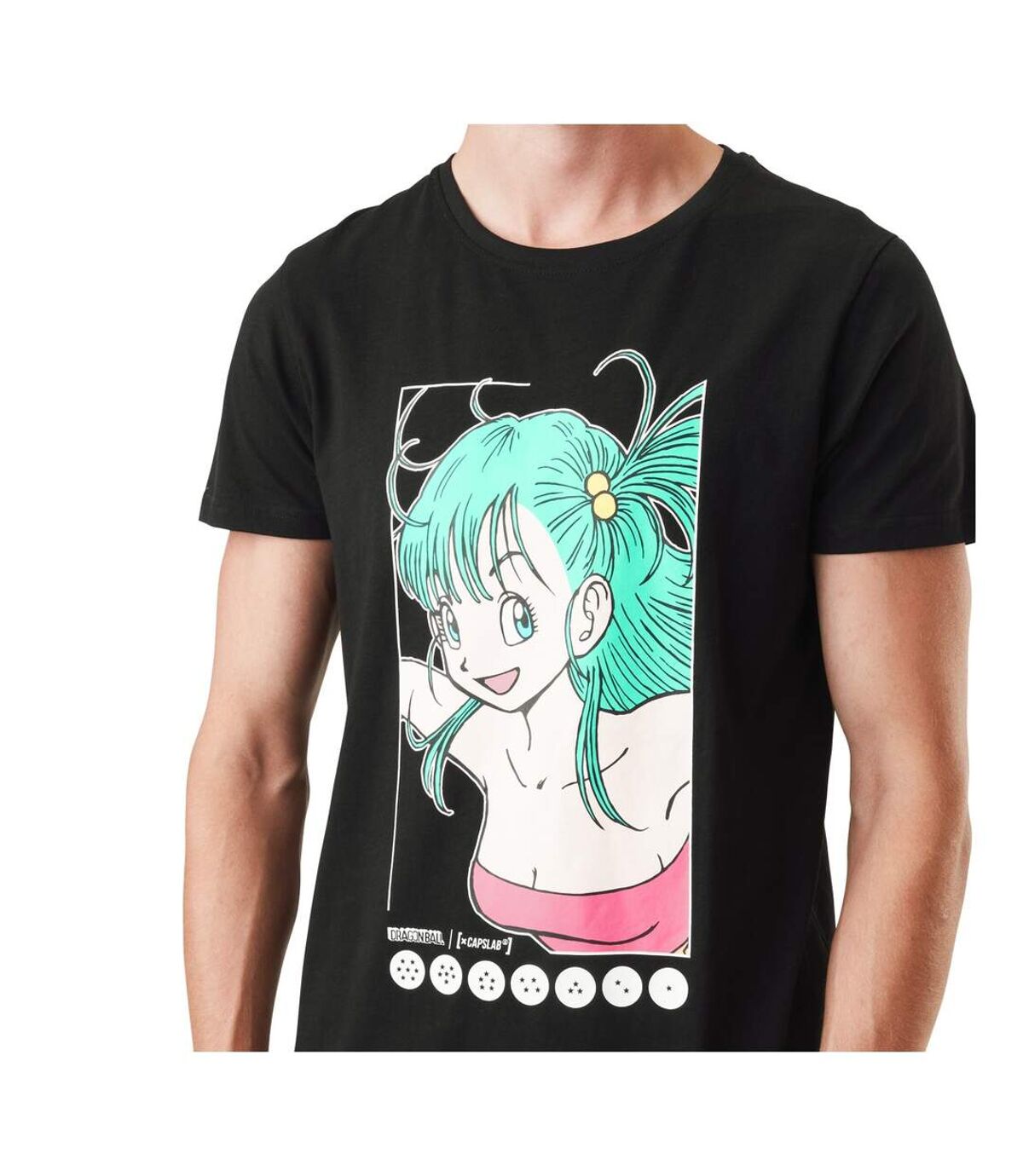 Tee Shirt Homme Dragon Ball, T Shirt Homme Bulma, Regular et Col Rond