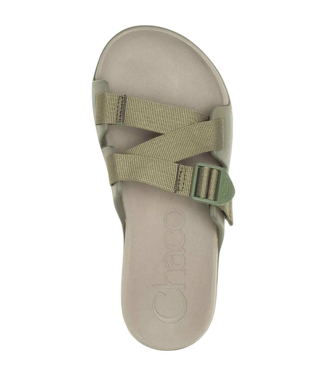 Womens/ladies Chillos Flatform Sliders Fossil Chaco-3