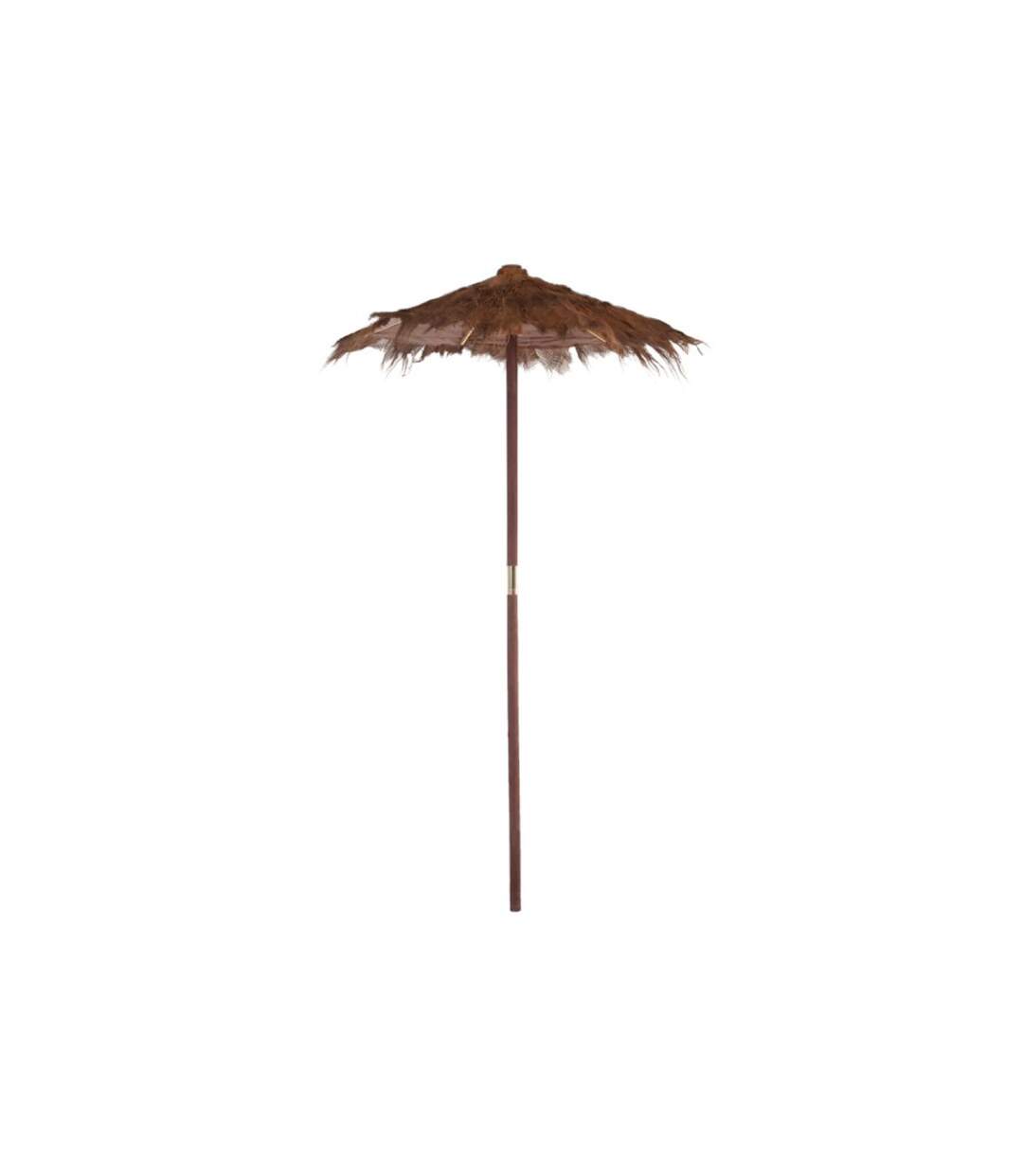 Parasol en Bois Cocotier 150cm Marron-1