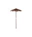 Parasol en Bois Cocotier 150cm Marron