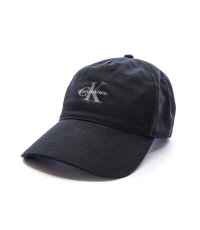 Casquette noire homme calvin klein jeans monologo printed - taille unique