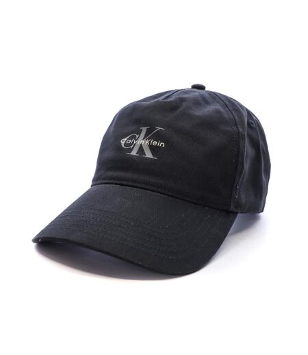 Casquette noire homme calvin klein jeans monologo printed - taille unique