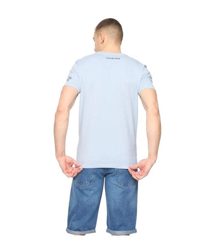 Mens changra t-shirt light blue Crosshatch