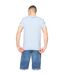 Mens changra t-shirt light blue Crosshatch-2