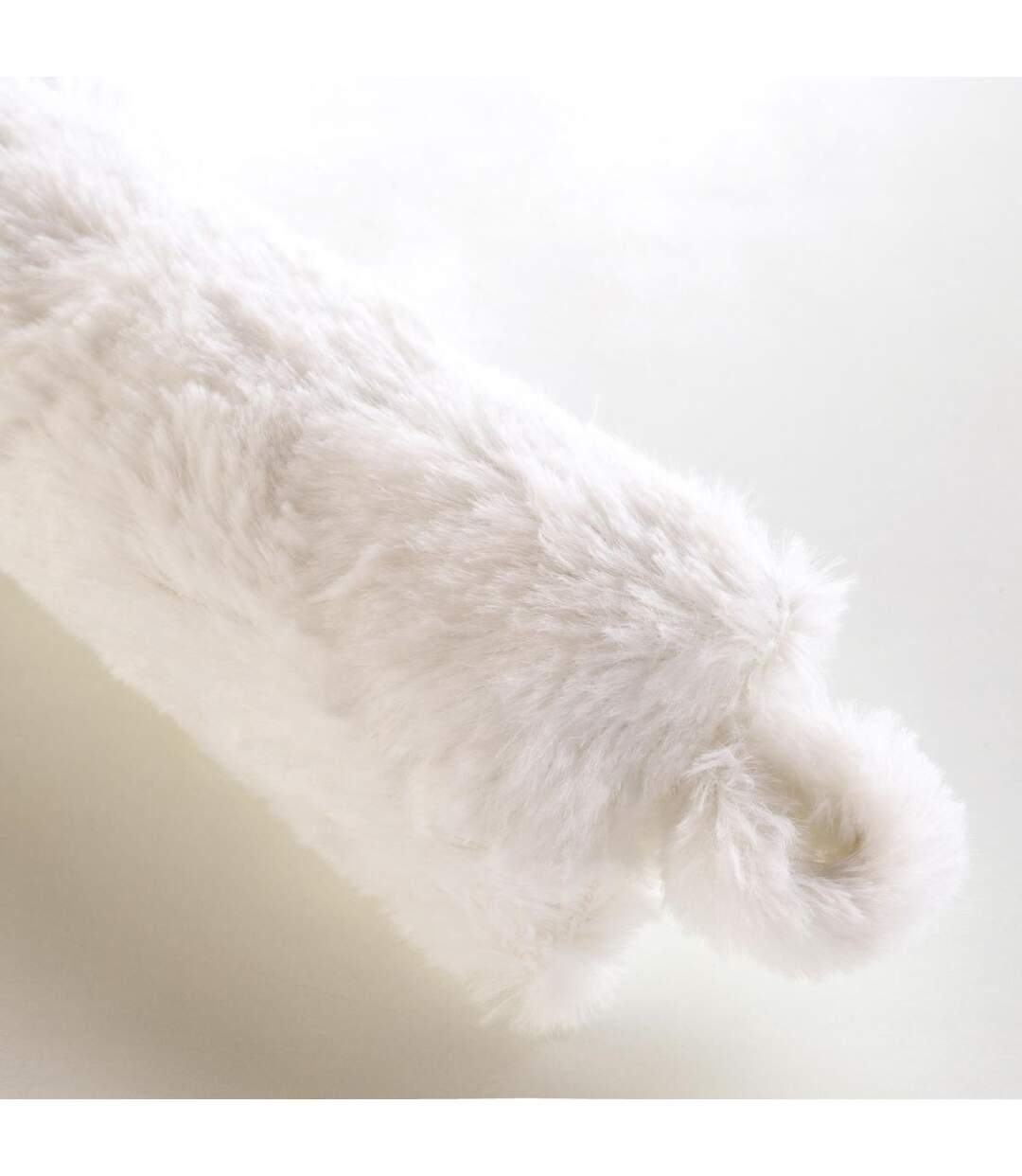 Boudin Bas de Porte Imitation Fourrure Foxy 80cm Naturel-2