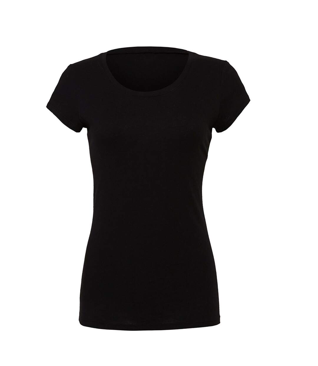 Womens/ladies the favourite t-shirt black Bella + Canvas