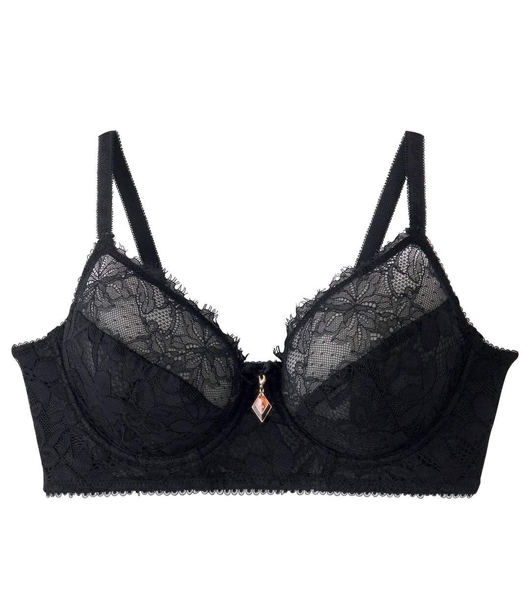 Soutien-gorge à armatures noir Shaker