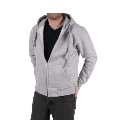Sweat zippé à capuche Homme Uni Oro