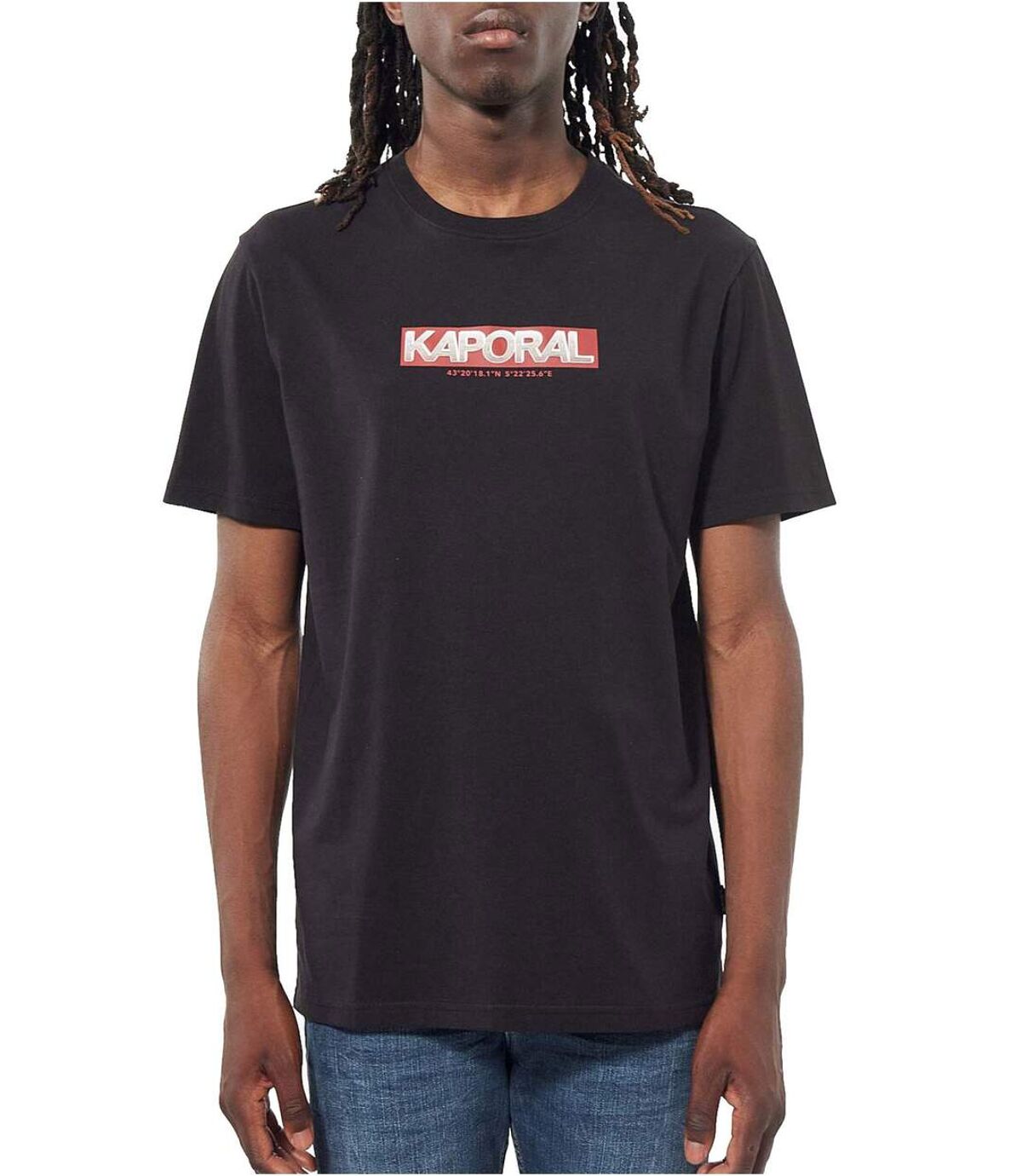 Tee shirt logo en coton bio  -  Kaporal - Homme