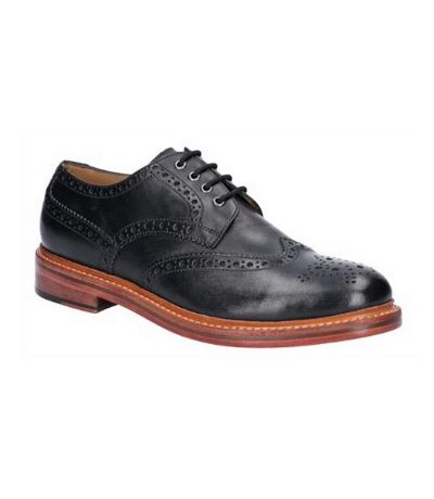 Mens Quenington Goodyear Welt Lace Up Leather Shoe Black Cotswold
