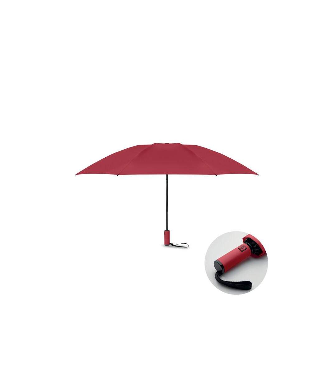 Parapluie Pliant Agumbe Taille Unique Bordeaux MidOcean-2