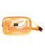 Transparent Waist Bag One Size Orange Spiral-1