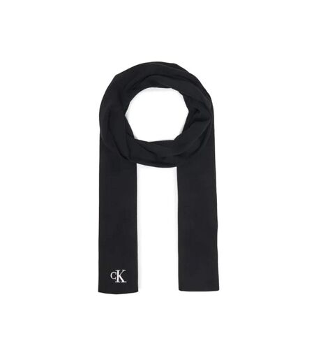 Echarpe noire mixte calvin klein jeans ck fine