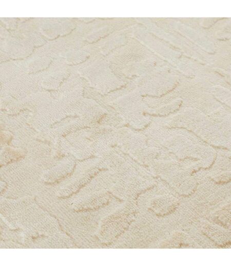 Tapis Déco Motifs en Relief Row 100x150cm Beige
