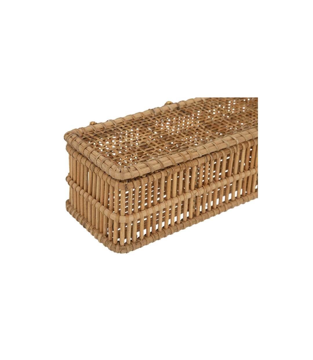 Boîte de Rangement en Rotin Lour 31cm Beige-3