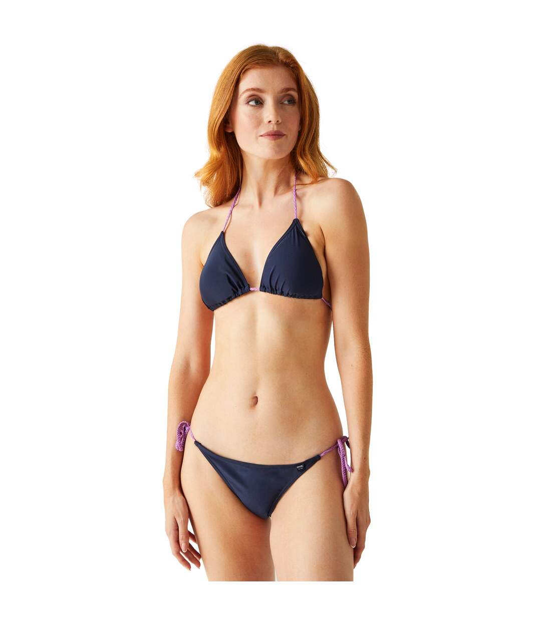 Haut de maillot de bain andrellia femme bleu marine / violet Regatta-3