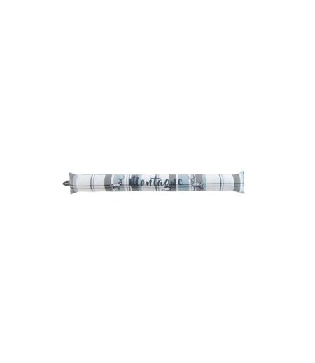 Boudin Bas de Porte Megève 80cm Bleu & Gris