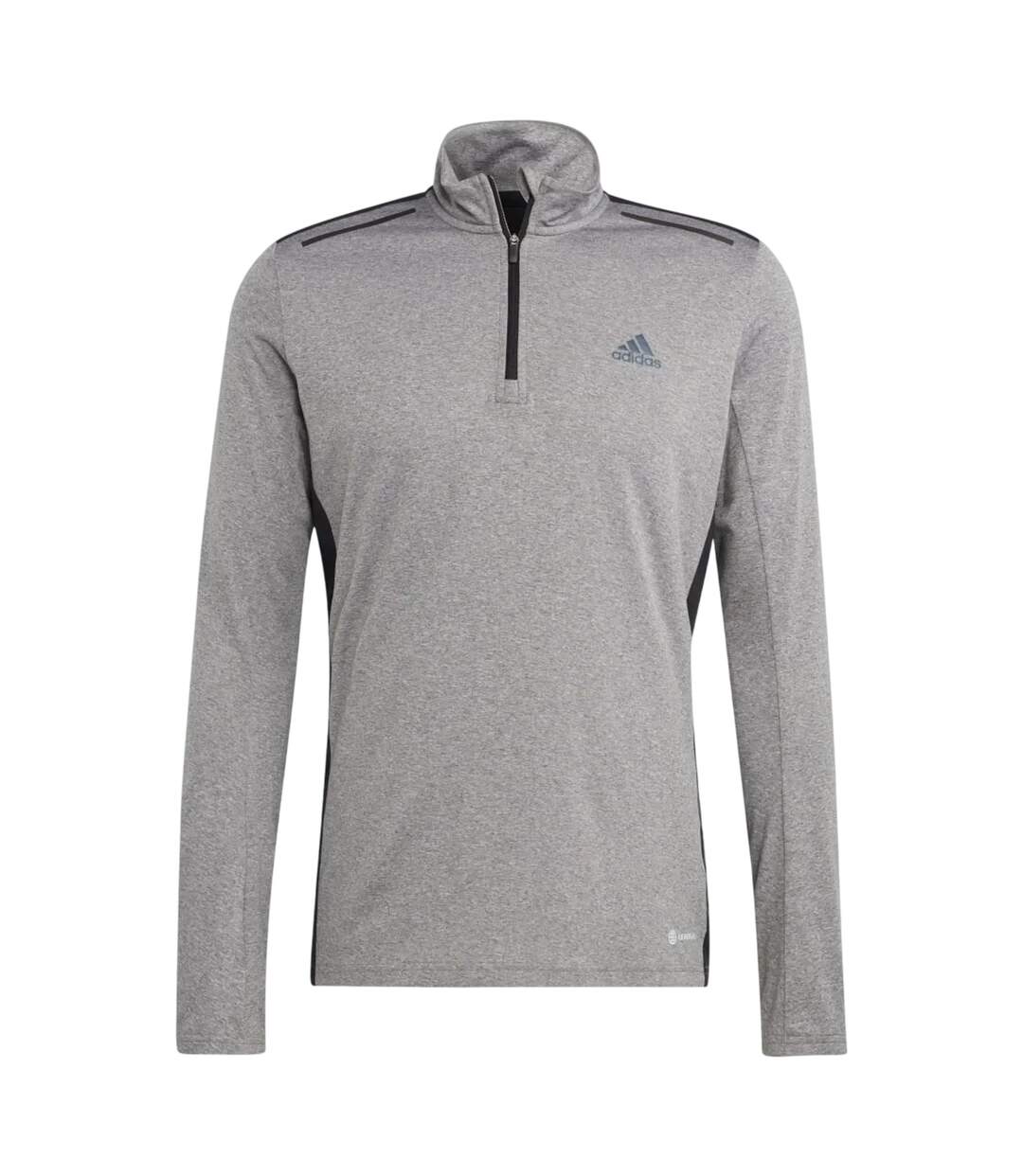Haut De Survêtement Manches Longues Motif/style Logo Homme Gris Adidas-2