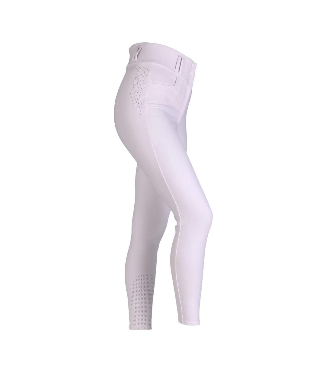 Pantalon d´équitation optima femme blanc Aubrion-3