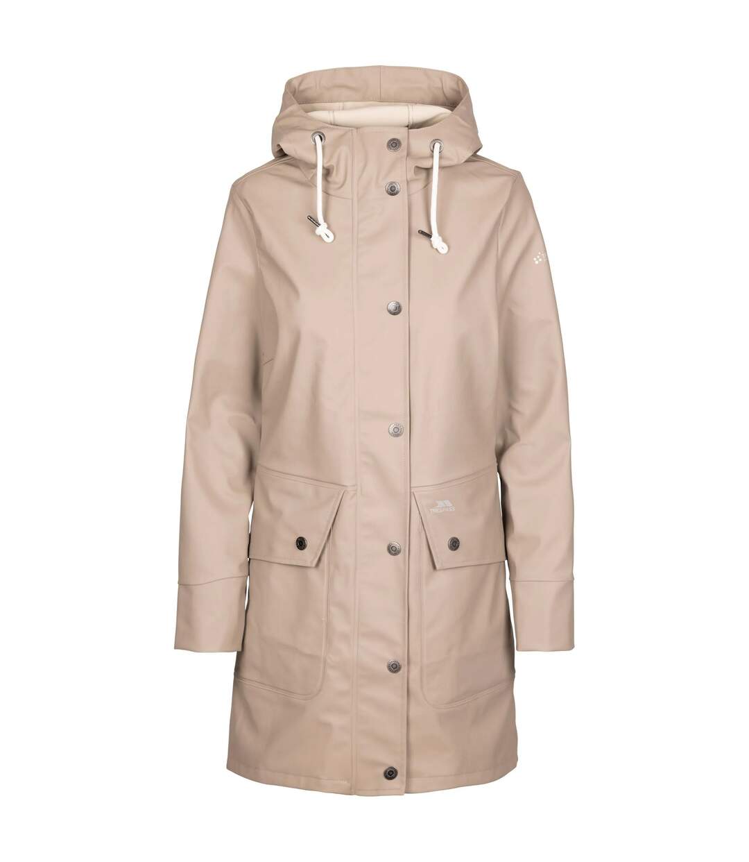 Veste imperméable payko femme vieux kaki Trespass