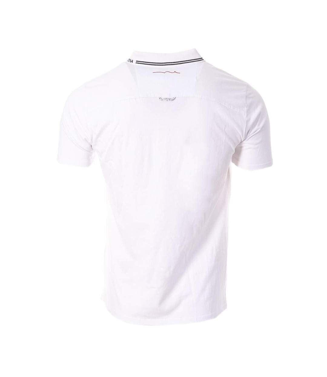 Polo blanc homme teddy smith pomro mc - 3xl-2