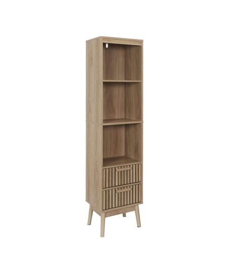 Colonne de rangement Saulk en bois - Marron