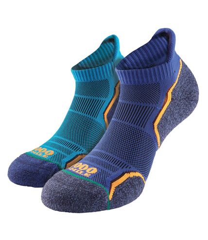 1000 Mile - 2 Pack Mens Single Layer Ankle Socks