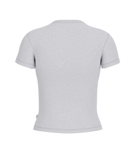T-shirt Motif/style Logo Femme Gris Clair Guess
