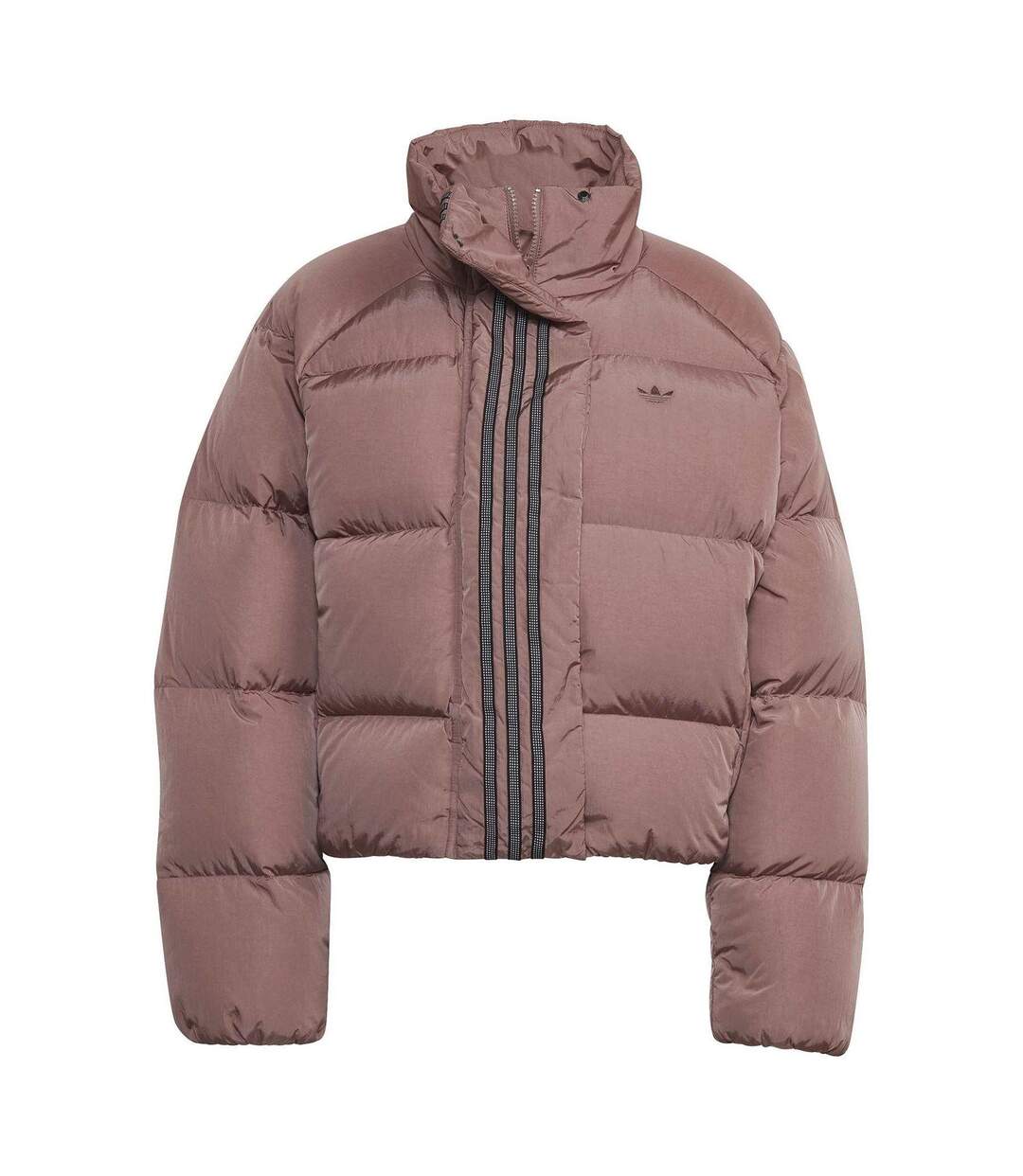 Doudoune Motif/style 3 Rayures Femme Rose Mauve Adidas-2