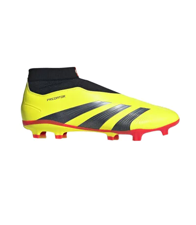 Chaussures À Crampons Pour Terrain Ferme Foot Predator League Adulte Jaune Noir Rouge Adidas