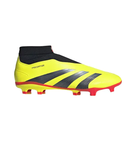 Chaussures À Crampons Pour Terrain Ferme Foot Predator League Adulte Jaune Noir Rouge Adidas