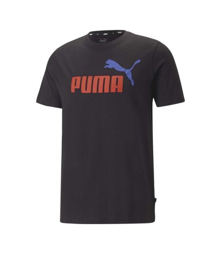 T-shirt Noir/Rouge Homme Puma Essential +2 - S