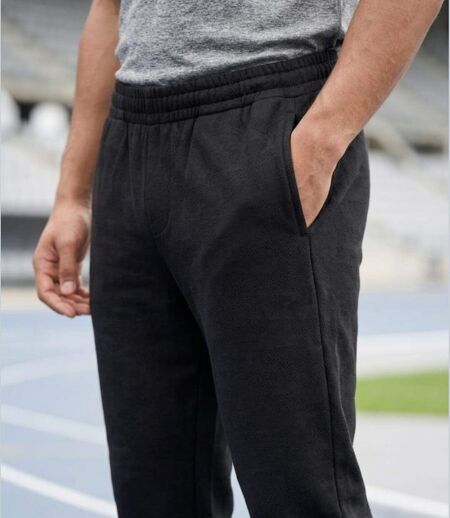 CHALLENGER VIRGIL1 — Jogging molleton bas resserré noir : l'alliance du style sportswear et du confort