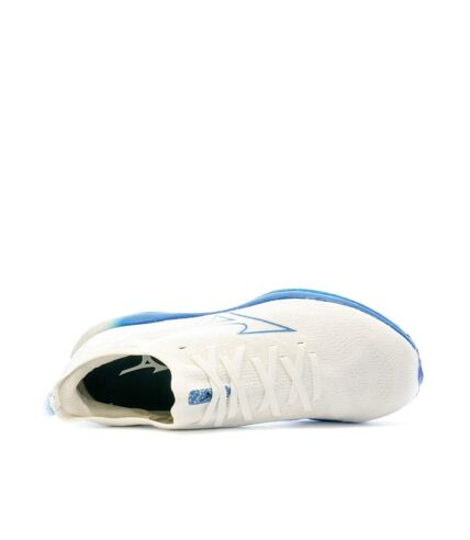 Chaussures de Running Blanc/Bleu Homme Mizuno Wave