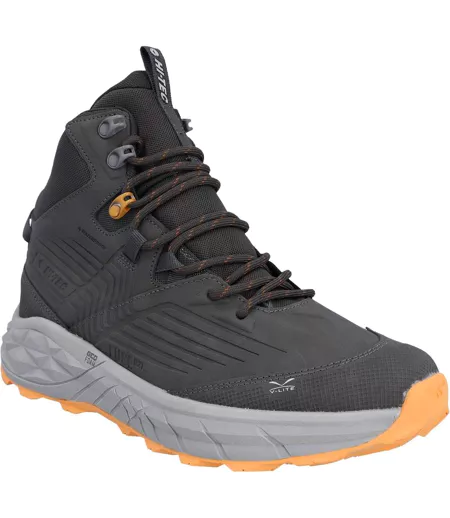 Chaussures Montantes Fuse Trek Homme Gris Acier Charbon Jaune Orangé Vif Hi-Tec