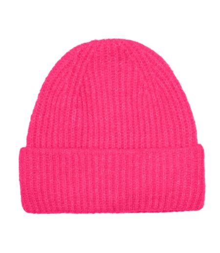 Bonnet Rose Fuchsia Femme VERO MODA  Beanie VM - Taille unique