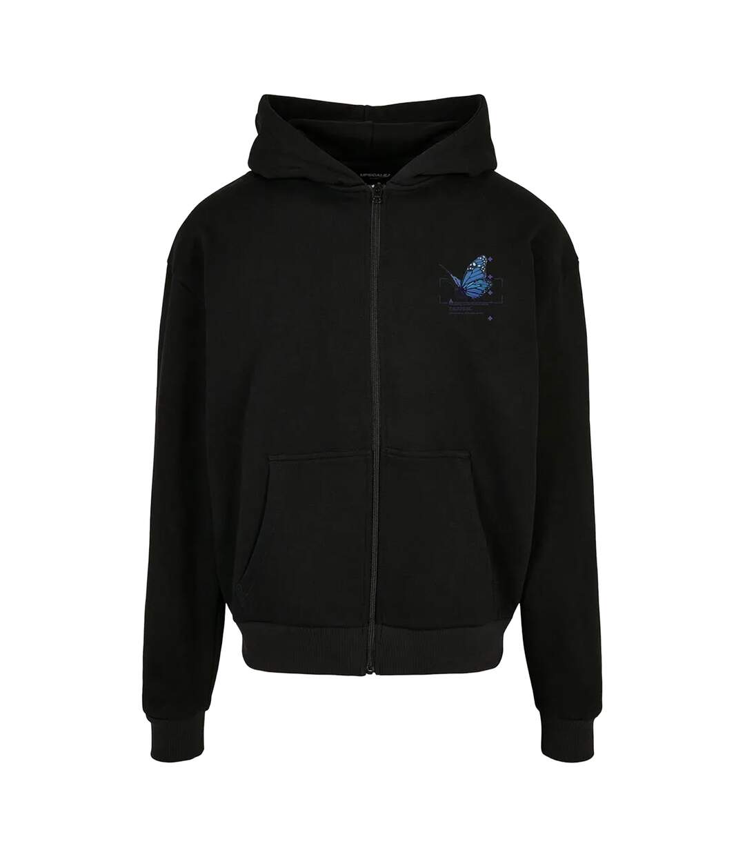 Sweat À Capuche Motif/style Tête Quadrillé Homme Noir Mister Tee-3