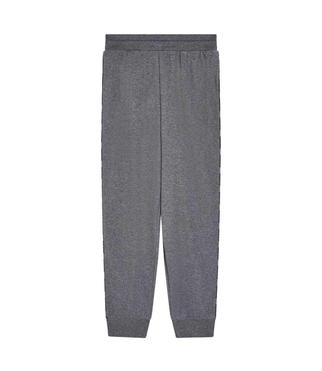 Mens Fleece Relaxed Fit Joggers Grey Melange Emporio Armani EA7-2