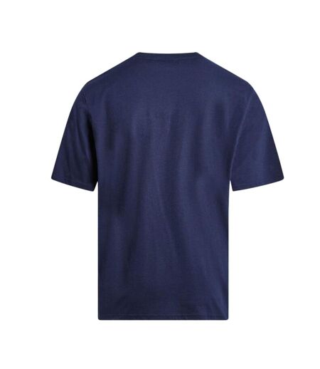 T-shirt marine homme fila embroidere - l