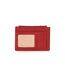Katana - Porte-cartes compact en cuir - rouge - 8761