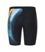 Mens Splice Fitted Swimwear Light Black Slazenger-2