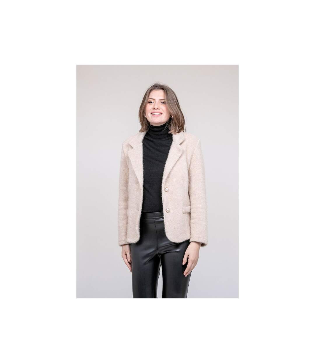 Blazer texturé URTA - Dona X Lisa-1
